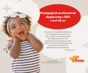 Pedagogisch professional dagopvang + BSO